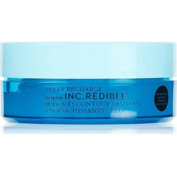 Péče o oční okolí Nails Inc. Party Recharge hydrogelová maska na oční okolí s chladivým účinkem 20 pár