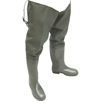 Rybářské oblečení Brodící Holínky Mistrall PVC Khaki Velikost 42