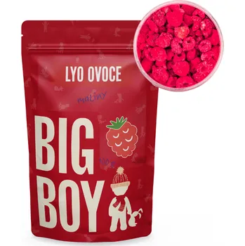 Sušené ovoce BIG BOY® Maliny celé lyofilizované 100 g