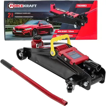 zvedák FORCEKRAFT Hydraulický nízkoprofilový hever 2 t (žába) s gumovou podložkou