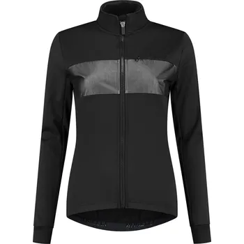 Cyklo nářadí Dámská silně hřejivá zimní bunda Rogelli ATTQ s výraznými reflexními panely, černo-šedá S