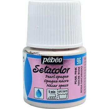 Speciální výtvarná barva Pébéo Setacolor Barva na látky 96 Pearl Pink 45 ml 1 ks