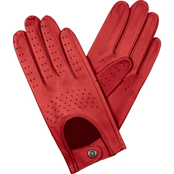 Rukavice Kreibich Dámské rukavice řidičské - červená cardinál Barva: 22 - cardinal červená, Velikost: 6,5