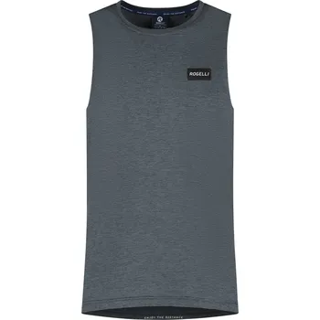 Běžecké oblečení Sportovní tílko Rogelli DISTANCE pro zvýšený odvod potu, modré 2XL