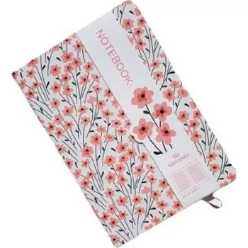 Diář Praktický mini diář bez dat - modré kvítí (A6)