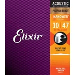 Elixir 16002 Phosphor Bronze Nanoweb Extra Light Acoustic Guitar (010-047)