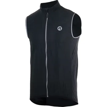 Cyklistická vesta Rogelli CORE s prodyšnými boky a zády, černá 2XL