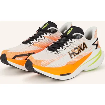 Pánské tenisky Hoka Pánské Běžecké Boty Mach x3, bílá / neonově oranžová /...