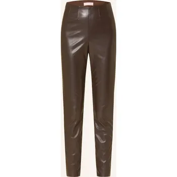 Dámské kalhoty Rich & Royal Dámské Legíny V Koženém Vzhledu, tmavě hnědá, 38