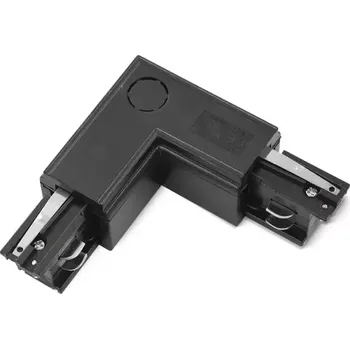 Track 3Line L Connector Left Black