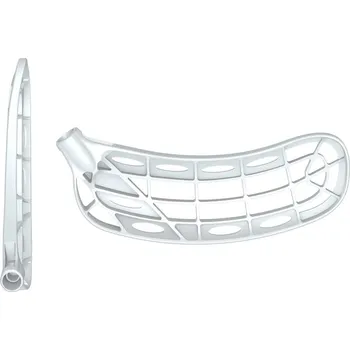 Florbalová čepel FATPIPE Jab PPB medium PP Diamond White L - Levá ruka dole/Bílá/středně tvrdá - PP Boost (PP)