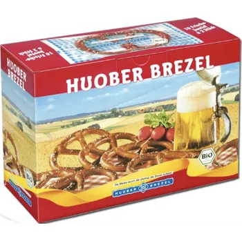 Slaná pochutina Huober Bio bavorské preclíky 10 balení 400 g