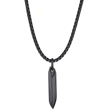 Náhrdelník Daniel Dawson Pánský náhrdelník Edward Black - chirurgická ocel NH1334-PN-1832B Černá 60 cm