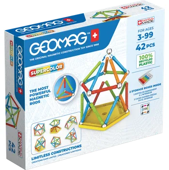 Stavebnice Geomag Geomag Supercolor 42 dílků
