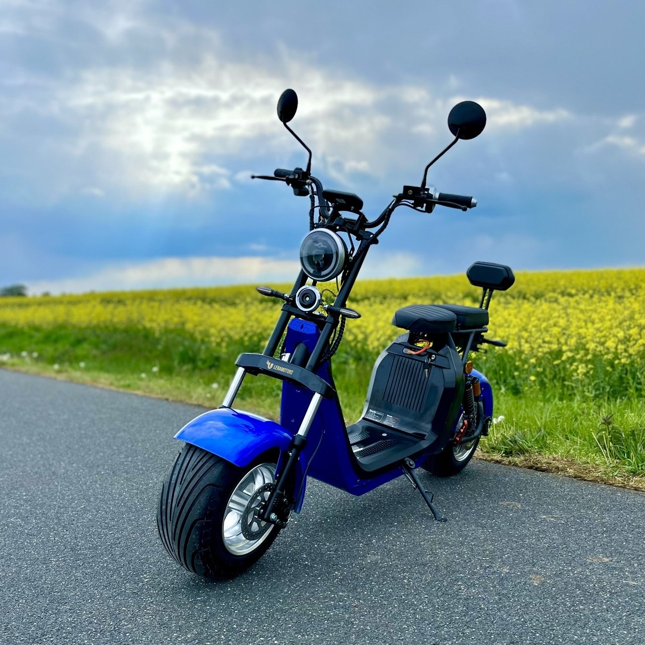 Leramotors Elektrokoloběžka Leramotors SCOOTERS C2 2000W 60V - modrá