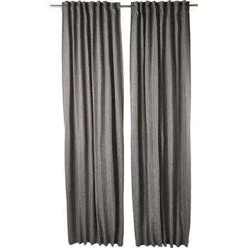 Povlečení LIVARNO® Sada závěsů, 2dílná, 135 x 254 cm (tmavě šedá)