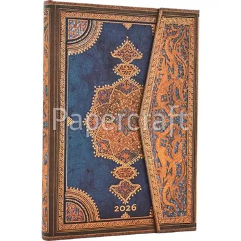 Diář Diář Paperblanks 2026 Safavid Indigo midi horizontální DE0762-4 - 107005968