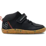 Vivobarefoot PRIMUS LUDO HI PRESCHOOL OBSIDIAN velikost 26 - Černá