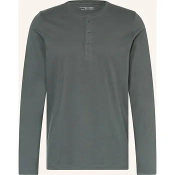 Pánské tričko Schiesser Pánské Pyžamové Tričko Mix+Relax, tmavě zelená, 52