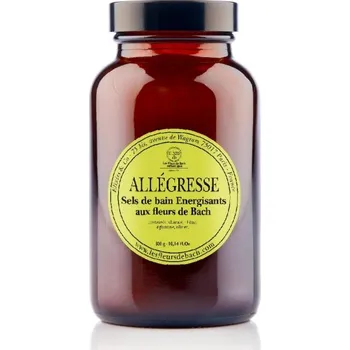 Koupelová sůl Les Fleurs de Bach sůl do koupele Allégresse - Radost 300g