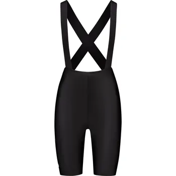 Cyklistické návleky Dámské cyklistické kraťasy Rogelli DISTANCE II s gelovou výstelkou a bezešvými šlemi, černé XL