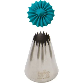 Zdobicí, trezírovací špička Decora 8B