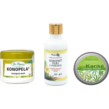 Kosmetická sada Konopná sada – komplexní přírodní péče pro suchou, citlivou a problematickou pokožku