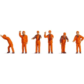 Modelová železnice Postavičky Posunovači Hobby H0 - Noch 18011 (Figurky H0 1:87)