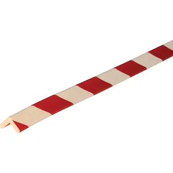 Stavební profil HAPPY END Magnetický ochranný profil 7, bílá / červená, 2,6 cm × 100 cm - DP 15117