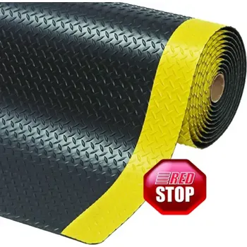 Rohožka HAPPY END Protiúnavová laminovaná rohož kotlářský plech, metráž,152 cm - PR 1DF/M15CZ