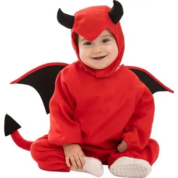 Karnevalový kostým Funiglobal - Kostým Ďábel pro miminka - 0-6 months