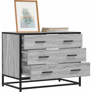 Komoda OMAXI Zásuvková skříňka šedá sonoma 70x41x56 cm kompozitní dřevo 841361