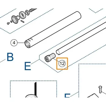 Pohon brány matice pohonů Nice TOO3000, TOO3024, TOO4500 a TOO4524