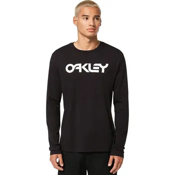 Pánské tričko tričko Oakley Mark II 2.0 LS - Black/White XXXL