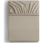 Světle hnědé napínací prostěradlo jersey 240x220 cm Amber – Restilo ID_983630