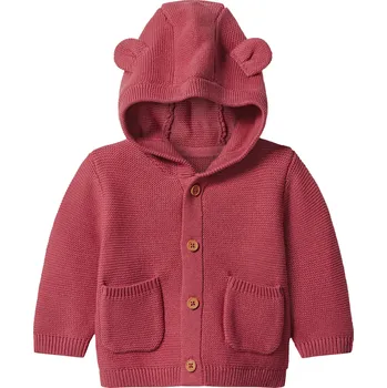 Dámský svetr lupilu® Dívčí pletený kardigan s BIO bavlnou (červená, 50/56)