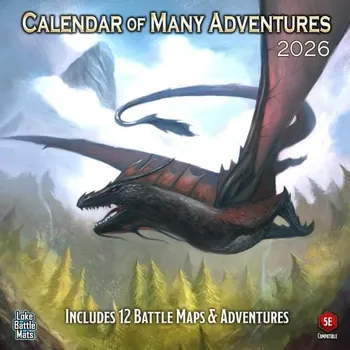 Kalendář imago Nástěnný kalendář - Calendar of Many Adventures 2026