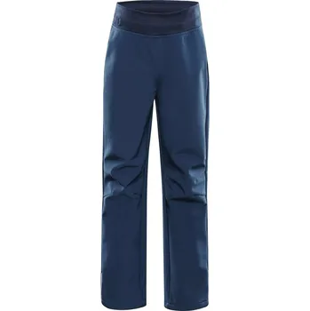 Chlapecké kalhoty kalhoty dětské dlouhé ALPINE PRO ZORTO softshellové modré
