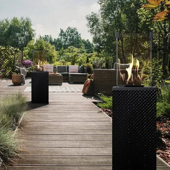 Plynový ohřívač PATIO sklo/černý-ruční ovl., 8.2 kW,plyn-G30/30MBAR PATIO/M/G30/30MBAR/CZ/P