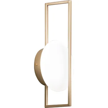 Nástěnné svítidlo FANEUROPE Nástěnné LED svítidlo FOBOS zlatá, 12 W, 1650 lm, CCT, 10 x 34,5 cm - FANEUROPE FAN LED-FOBOS-AP-ORO