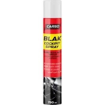 CARSO BLAK COCKPIT SPRAY - Čisticí přípravek na plasty fresh 750ml