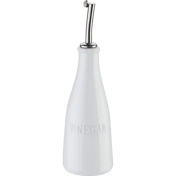 Nádoba na olej a ocet CILIO Vinegar – dávkovač na ocet porcelán/nerezová ocel 0,25 l prům. 7 × 23,5 cm