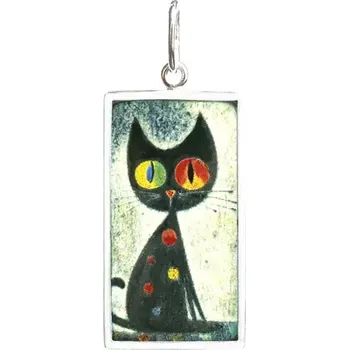 Přívěsek Kočka Miniartion stříbro