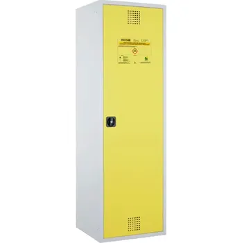 HAPPY END Certifikovaná uzamykatelná skříň – žlutá - B80-6162-A