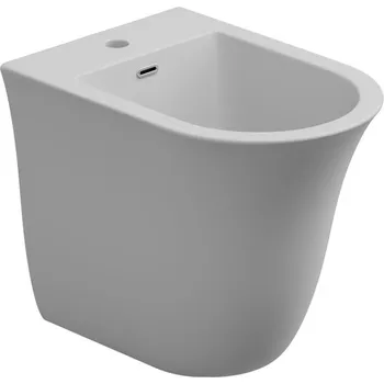 Bidet Bidet stojící Flut, keramický, bílý matný, s otvorem pro baterii, FLBI01001FI