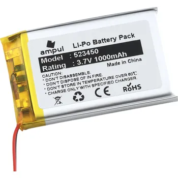 Li-Pol baterie 1000mAh, 3.7V, 503450