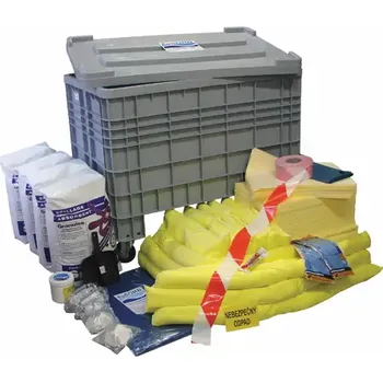 Sorbent HAPPY END Havarijní souprava HSM 600, chemická, 378 l, kanalizační deska - HSM 600S - CH