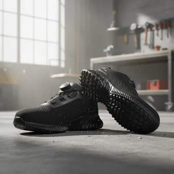 Pracovní obuv Procera Polobotky TEXO-FLY LINES SPIN OB Velikost 46 (UK-11) černá/šedá