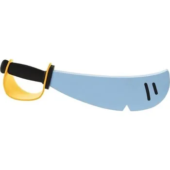 Karnevalový doplněk PartyDeco Pirátský meč dětský modrý 42 cm