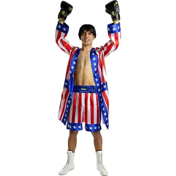 Karnevalový kostým Funiglobal - Boxerský župan Rocky Balboa - XL